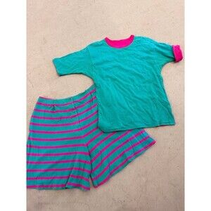 Vintage Birch Bros. Reversible Top and Shorts Set